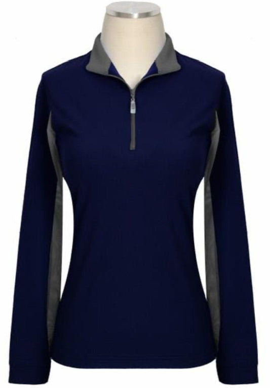 Equestrian Team Apparel Equi-Health Canada Sun Shirts Limited Edition Navy/Grey equestrian team apparel online tack store mobile tack store custom farm apparel custom show stable clothing equestrian lifestyle horse show clothing riding clothes horses equestrian tack store