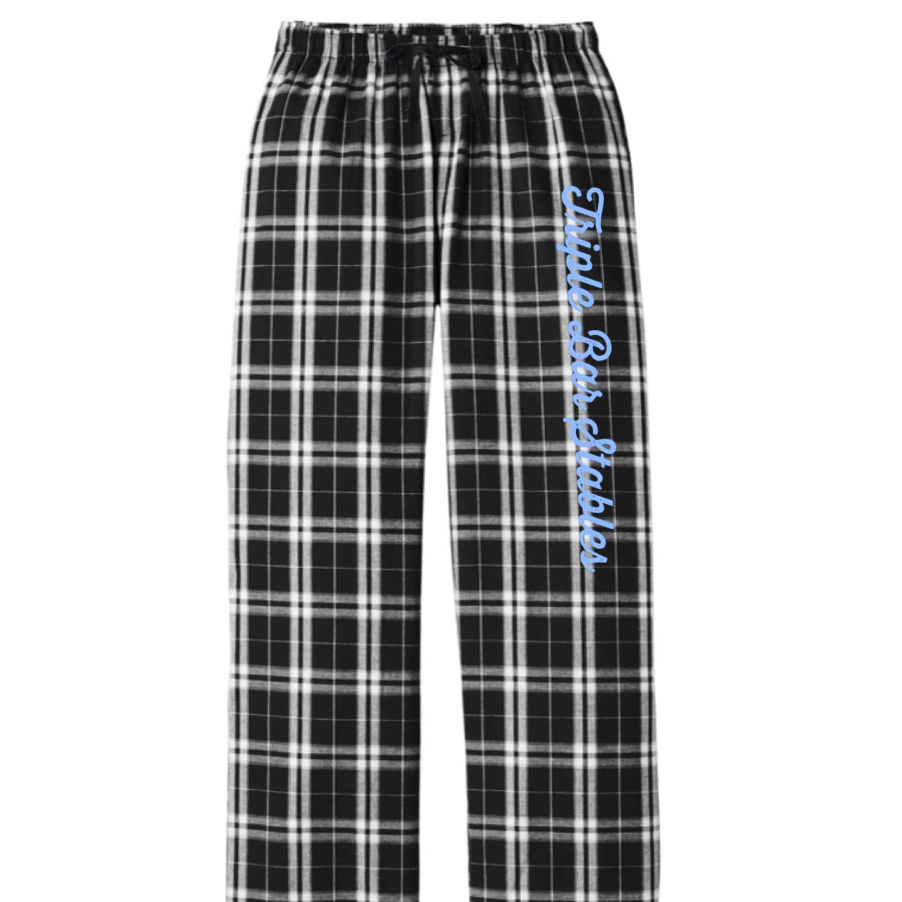 Equestrian Team Apparel Triple Bar Stables Flannel Pants equestrian team apparel online tack store mobile tack store custom farm apparel custom show stable clothing equestrian lifestyle horse show clothing riding clothes horses equestrian tack store