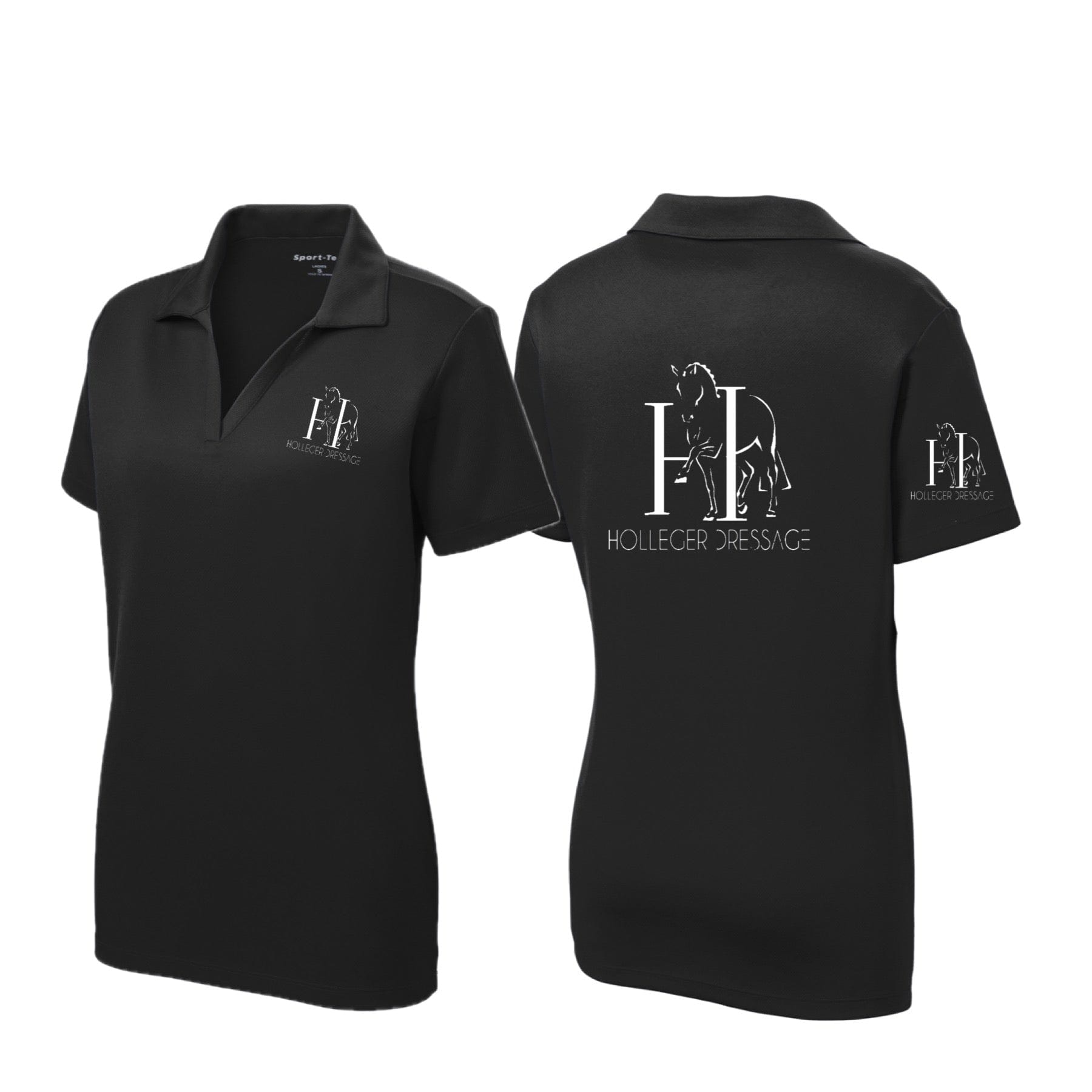 Equestrian Team Apparel Holleger Dressage Polo Shirt equestrian team apparel online tack store mobile tack store custom farm apparel custom show stable clothing equestrian lifestyle horse show clothing riding clothes horses equestrian tack store