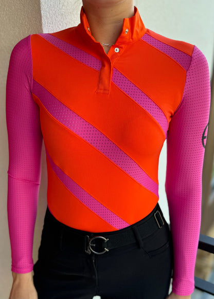 EquestrianClub Training Shirt EquestrianClub- Zoya Shirt (Candy) equestrian team apparel online tack store mobile tack store custom farm apparel custom show stable clothing equestrian lifestyle horse show clothing riding clothes horses equestrian tack store