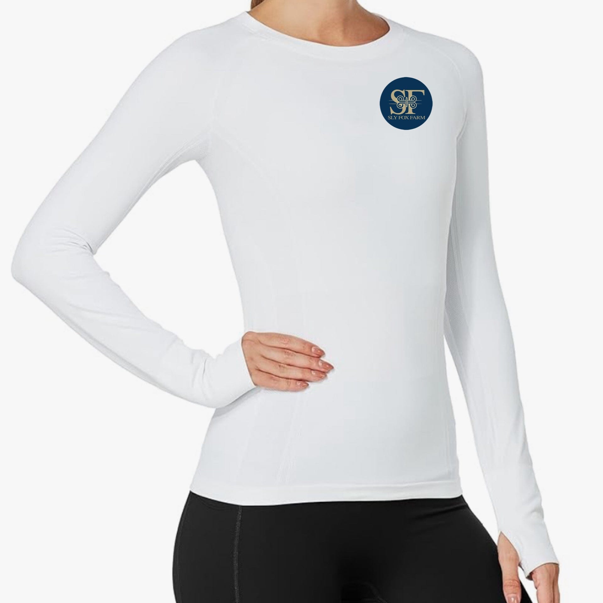 Equestrian Team Apparel Sly Fox Farm  - Tech Shirts Long Sleeve equestrian team apparel online tack store mobile tack store custom farm apparel custom show stable clothing equestrian lifestyle horse show clothing riding clothes Sly Fox Farm  - Tech Shirts Long Sleeve horses equestrian tack store