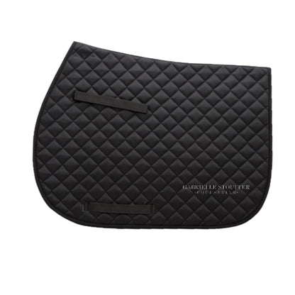 Equestrian Team Apparel Black Gabrielle Stouffer Equestrian - Saddle Pads equestrian team apparel online tack store mobile tack store custom farm apparel custom show stable clothing equestrian lifestyle horse show clothing riding clothes Gabrielle Stouffer Equestrian - Saddle Pads horses equestrian tack store