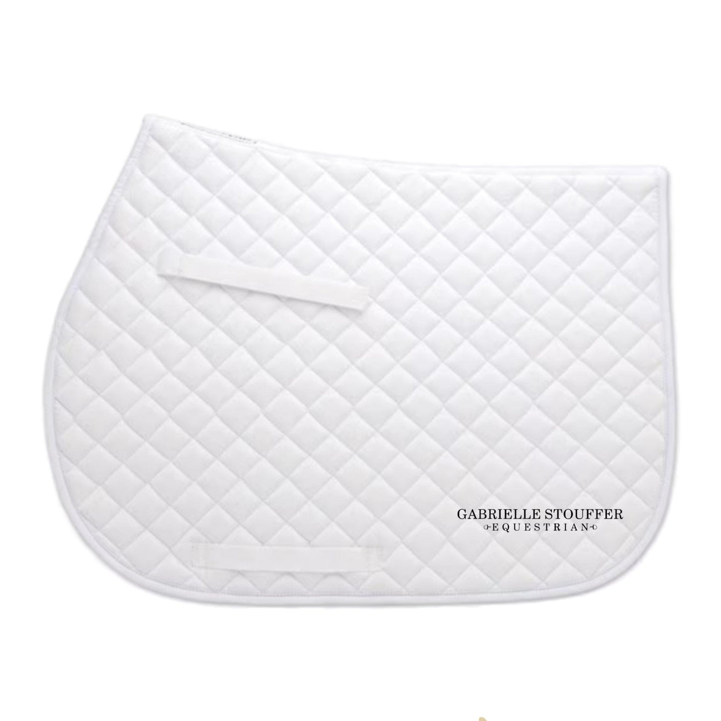 Equestrian Team Apparel White Gabrielle Stouffer Equestrian - Saddle Pads equestrian team apparel online tack store mobile tack store custom farm apparel custom show stable clothing equestrian lifestyle horse show clothing riding clothes Gabrielle Stouffer Equestrian - Saddle Pads horses equestrian tack store
