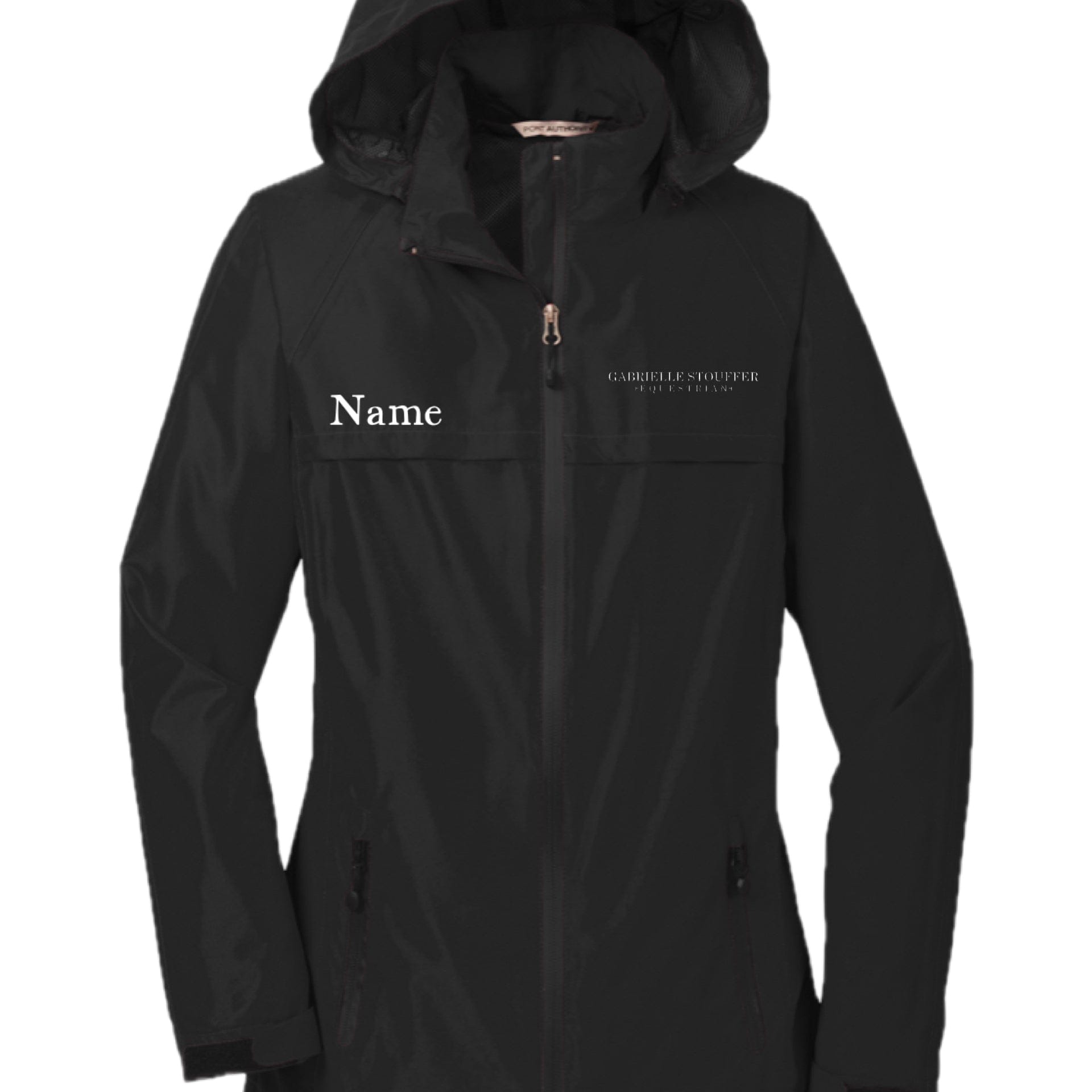 Equestrian Team Apparel XS Gabrielle Stouffer Equestrian - Raincoat equestrian team apparel online tack store mobile tack store custom farm apparel custom show stable clothing equestrian lifestyle horse show clothing riding clothes Gabrielle Stouffer Equestrian - Raincoat horses equestrian tack store