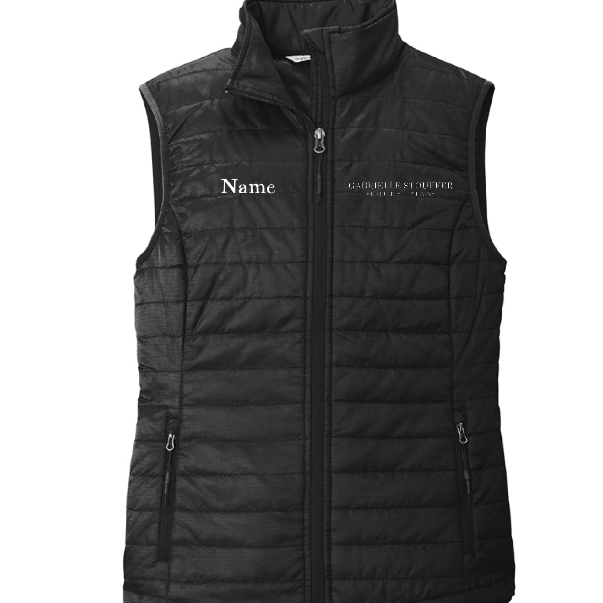 Equestrian Team Apparel XS / Ladies Gabrielle Stouffer Equestrian - Puffy Vest equestrian team apparel online tack store mobile tack store custom farm apparel custom show stable clothing equestrian lifestyle horse show clothing riding clothes Gabrielle Stouffer Equestrian - Puffy Vest horses equestrian tack store