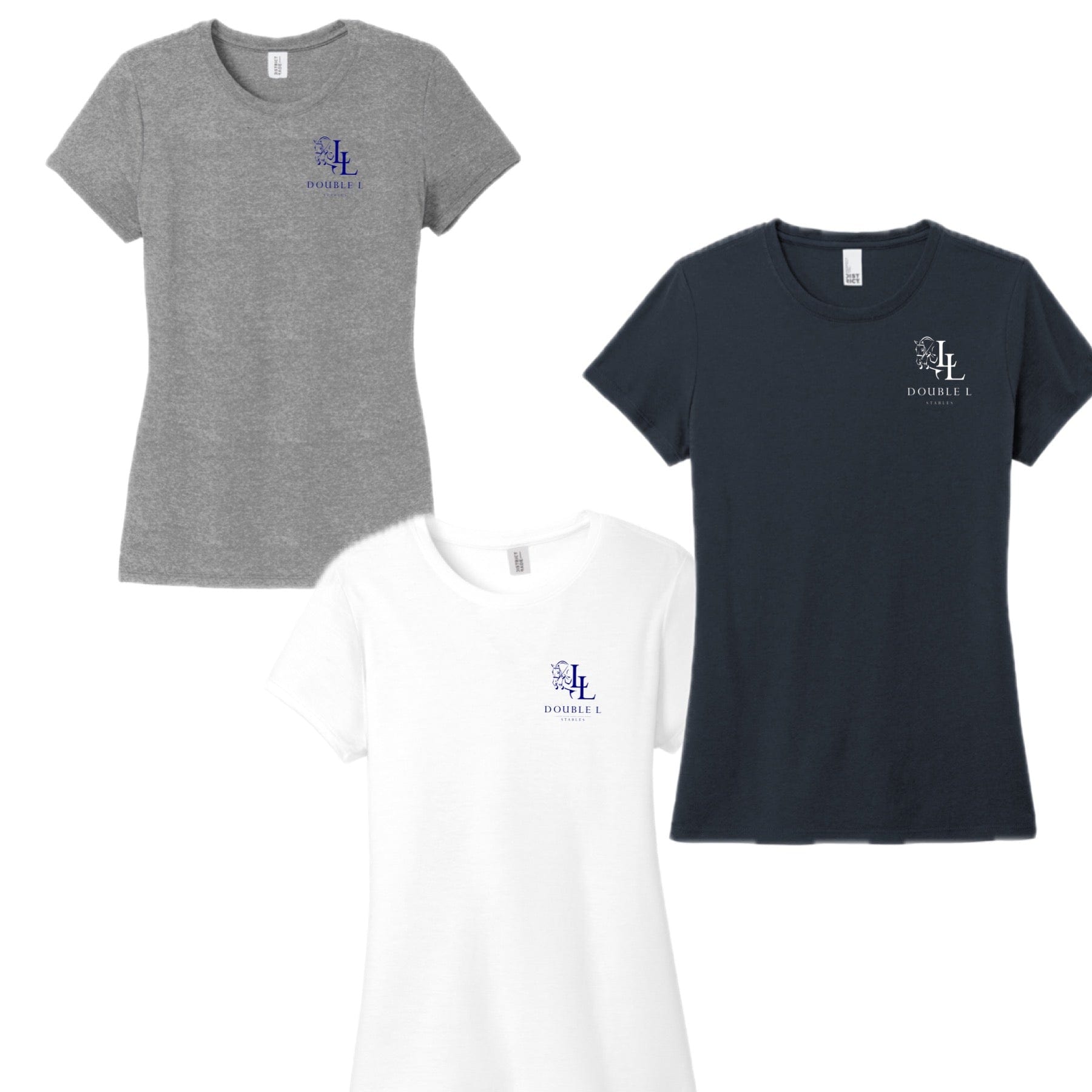 Equestrian Team Apparel Double L Stables Tee Shirts equestrian team apparel online tack store mobile tack store custom farm apparel custom show stable clothing equestrian lifestyle horse show clothing riding clothes horses equestrian tack store