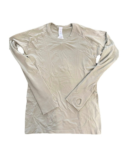 Rather Lucky top XS / Biscuit Rather Lucky- Tech Shirt Long Sleeve equestrian team apparel online tack store mobile tack store custom farm apparel custom show stable clothing equestrian lifestyle horse show clothing riding clothes Rather Lucky- Tech Shirt Long Sleeve horses equestrian tack store