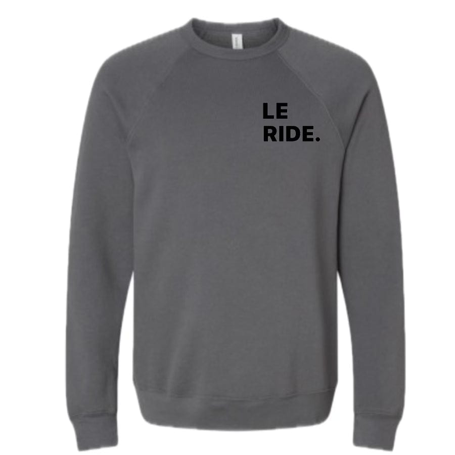 Equestrian Team Apparel Women's Sweat Shirt S Le Ride. Sweatshirt Charcoal equestrian team apparel online tack store mobile tack store custom farm apparel custom show stable clothing equestrian lifestyle horse show clothing riding clothes horses equestrian tack store