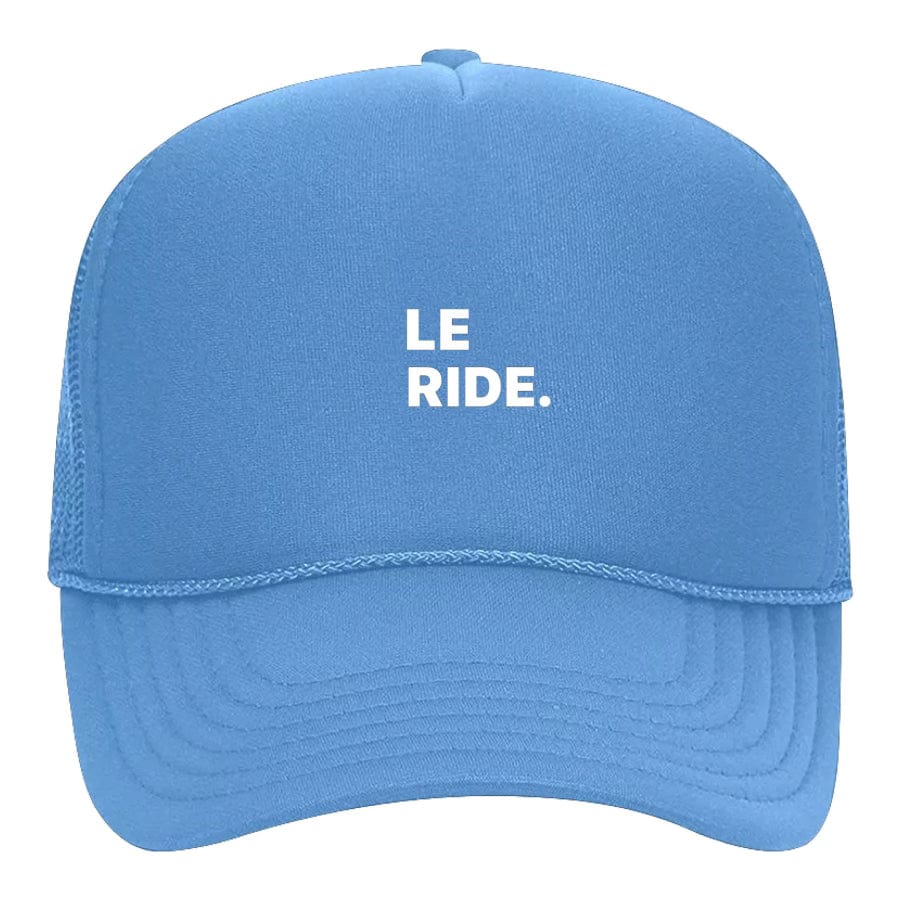 Equestrian Team Apparel Hats Le Ride. Trucker Foam Cap Minis Baby Blue equestrian team apparel online tack store mobile tack store custom farm apparel custom show stable clothing equestrian lifestyle horse show clothing riding clothes horses equestrian tack store