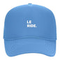 Equestrian Team Apparel Hats Le Ride. Trucker Foam Cap Minis Baby Blue equestrian team apparel online tack store mobile tack store custom farm apparel custom show stable clothing equestrian lifestyle horse show clothing riding clothes horses equestrian tack store