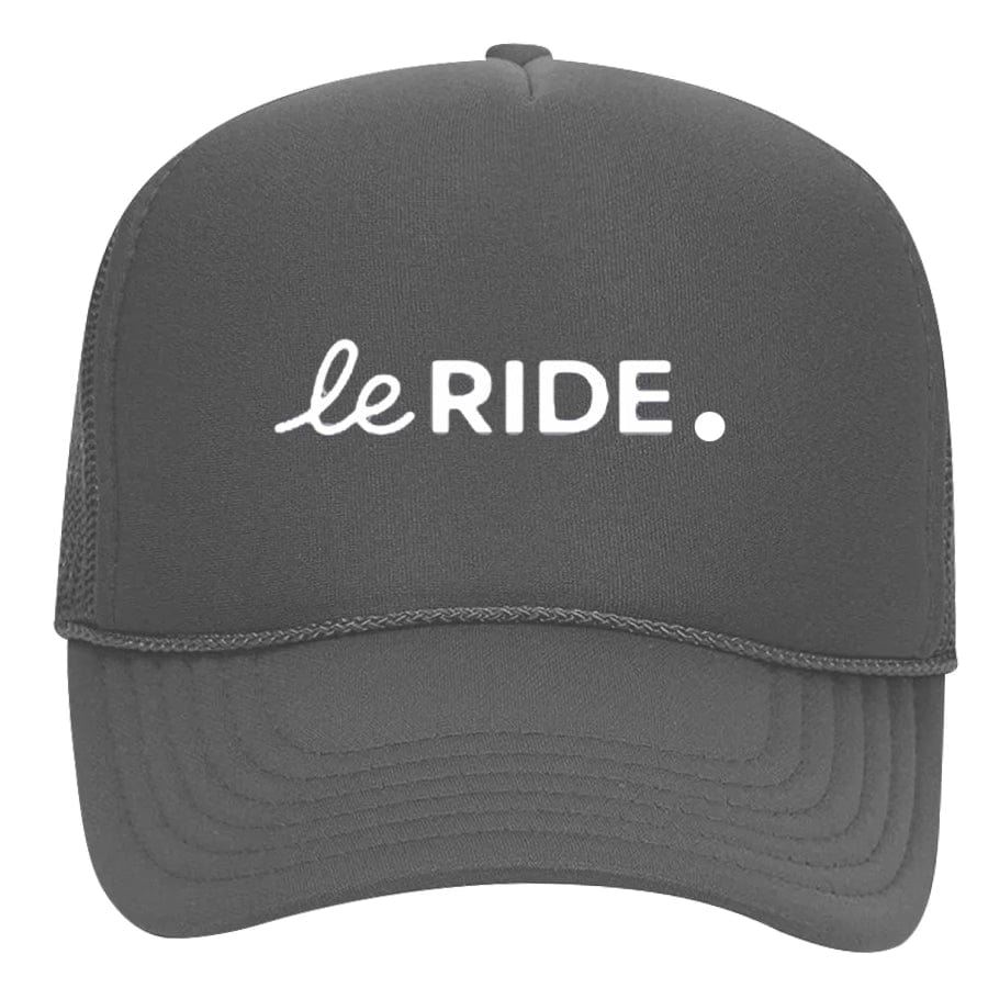 Equestrian Team Apparel Hats Le Ride. Trucker Foam Cap Charcoal equestrian team apparel online tack store mobile tack store custom farm apparel custom show stable clothing equestrian lifestyle horse show clothing riding clothes horses equestrian tack store