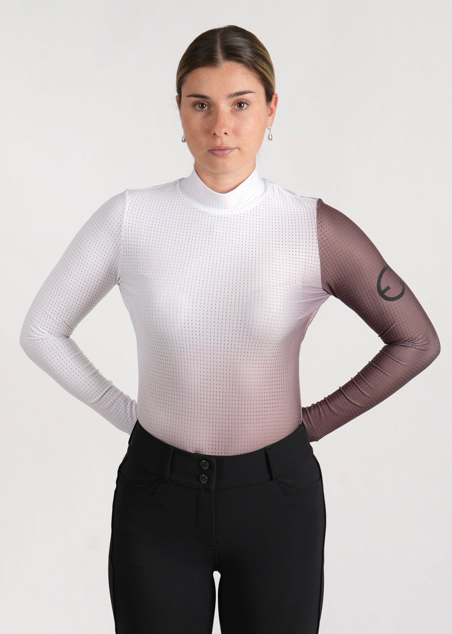EquestrianClub Training Shirt EquestrianClub- Chaya Turtleneck (Ombre) equestrian team apparel online tack store mobile tack store custom farm apparel custom show stable clothing equestrian lifestyle horse show clothing riding clothes EquestrianClub- Chaya Turtleneck (Ombre) horses equestrian tack store