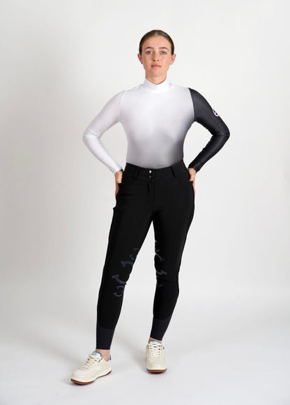 EquestrianClub Training Shirt EquestrianClub- Chaya Turtleneck (Ombre) equestrian team apparel online tack store mobile tack store custom farm apparel custom show stable clothing equestrian lifestyle horse show clothing riding clothes EquestrianClub- Chaya Turtleneck (Ombre) horses equestrian tack store