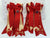 PonyTail Bows 3" Tails PonyTail Bows- Gold/Red Blaze Bits PonyTail Bows equestrian team apparel online tack store mobile tack store custom farm apparel custom show stable clothing equestrian lifestyle horse show clothing riding clothes PonyTail Bows | Equestrian Hair Accessories horses equestrian tack store