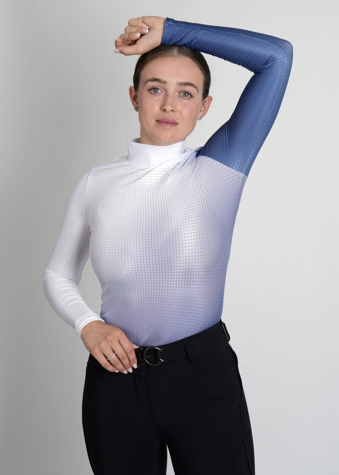EquestrianClub Training Shirt EquestrianClub- Chaya Turtleneck (Ombre) equestrian team apparel online tack store mobile tack store custom farm apparel custom show stable clothing equestrian lifestyle horse show clothing riding clothes EquestrianClub- Chaya Turtleneck (Ombre) horses equestrian tack store