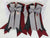 PonyTail Bows 3" Tails PonyTail Bows- Cabernet/Black Glitter/Silver equestrian team apparel online tack store mobile tack store custom farm apparel custom show stable clothing equestrian lifestyle horse show clothing riding clothes PonyTail Bows | Equestrian Hair Accessories horses equestrian tack store