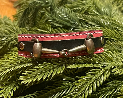LILO Accessory Silver Bit / Pink Lilo- Bracelet (Bit Snap) equestrian team apparel online tack store mobile tack store custom farm apparel custom show stable clothing equestrian lifestyle horse show clothing riding clothes Lilo- Bracelet (Bit Snap) horses equestrian tack store