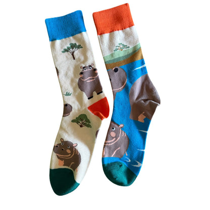 Barn Babe Equestrian Hippo Happy Socks equestrian team apparel online tack store mobile tack store custom farm apparel custom show stable clothing equestrian lifestyle horse show clothing riding clothes Happy Socks horses equestrian tack store