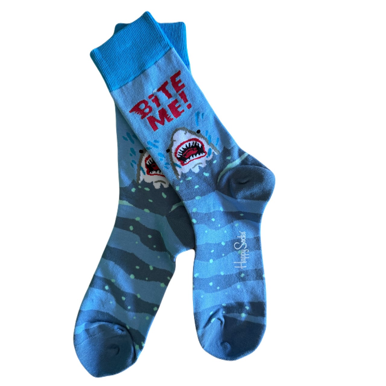 Barn Babe Equestrian Bite Me Happy Socks equestrian team apparel online tack store mobile tack store custom farm apparel custom show stable clothing equestrian lifestyle horse show clothing riding clothes Happy Socks horses equestrian tack store