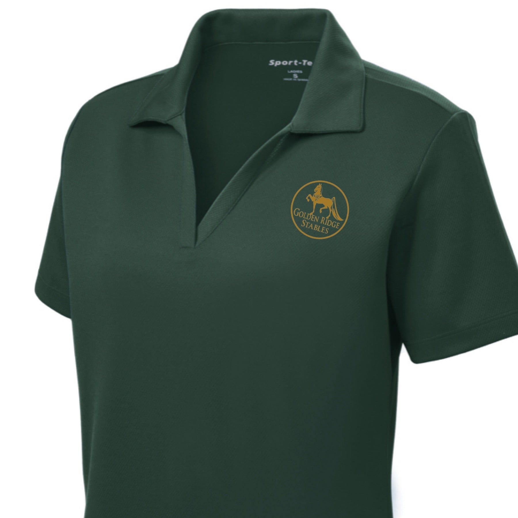 Equestrian Team Apparel Golden Ridge Stables Polo Shirt equestrian team apparel online tack store mobile tack store custom farm apparel custom show stable clothing equestrian lifestyle horse show clothing riding clothes horses equestrian tack store