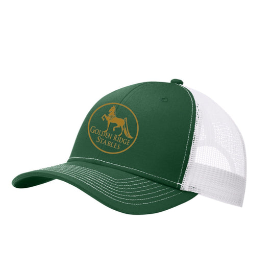 Equestrian Team Apparel Golden Ridge Stables Trucker Cap equestrian team apparel online tack store mobile tack store custom farm apparel custom show stable clothing equestrian lifestyle horse show clothing riding clothes horses equestrian tack store