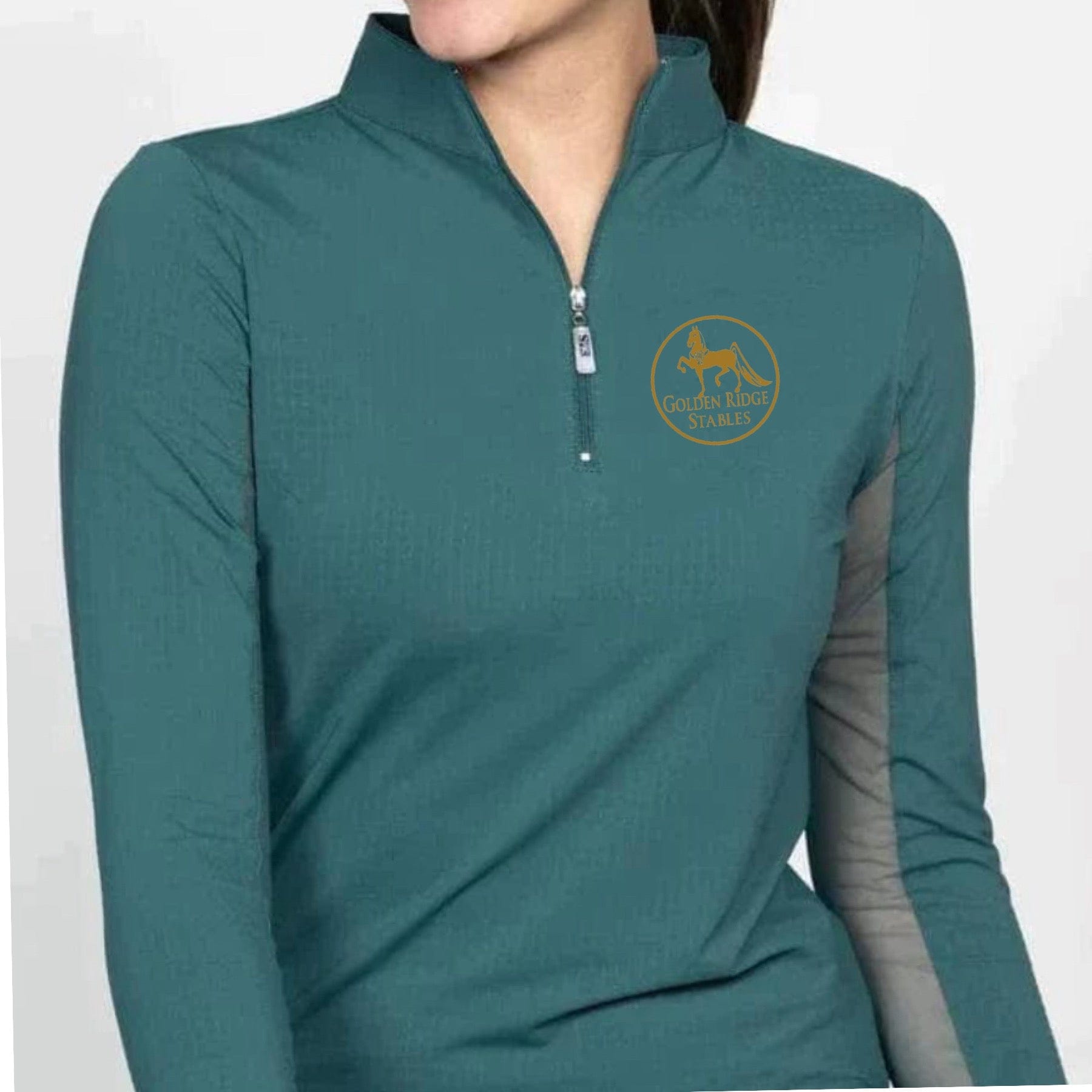 Equestrian Team Apparel Golden Ridge Stables Sun Shirt equestrian team apparel online tack store mobile tack store custom farm apparel custom show stable clothing equestrian lifestyle horse show clothing riding clothes horses equestrian tack store