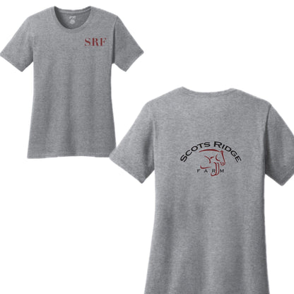 Equestrian Team Apparel Athletic Heather Grey / XS / Ladies Scots Ridge - Tee Shirt equestrian team apparel online tack store mobile tack store custom farm apparel custom show stable clothing equestrian lifestyle horse show clothing riding clothes horses equestrian tack store