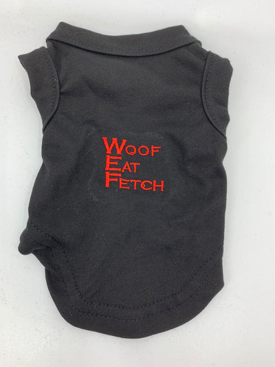 Equestrian Team Apparel Just Fur Fun- WEF-Woof Eat Fetch Dog T-shirt equestrian team apparel online tack store mobile tack store custom farm apparel custom show stable clothing equestrian lifestyle horse show clothing riding clothes horses equestrian tack store