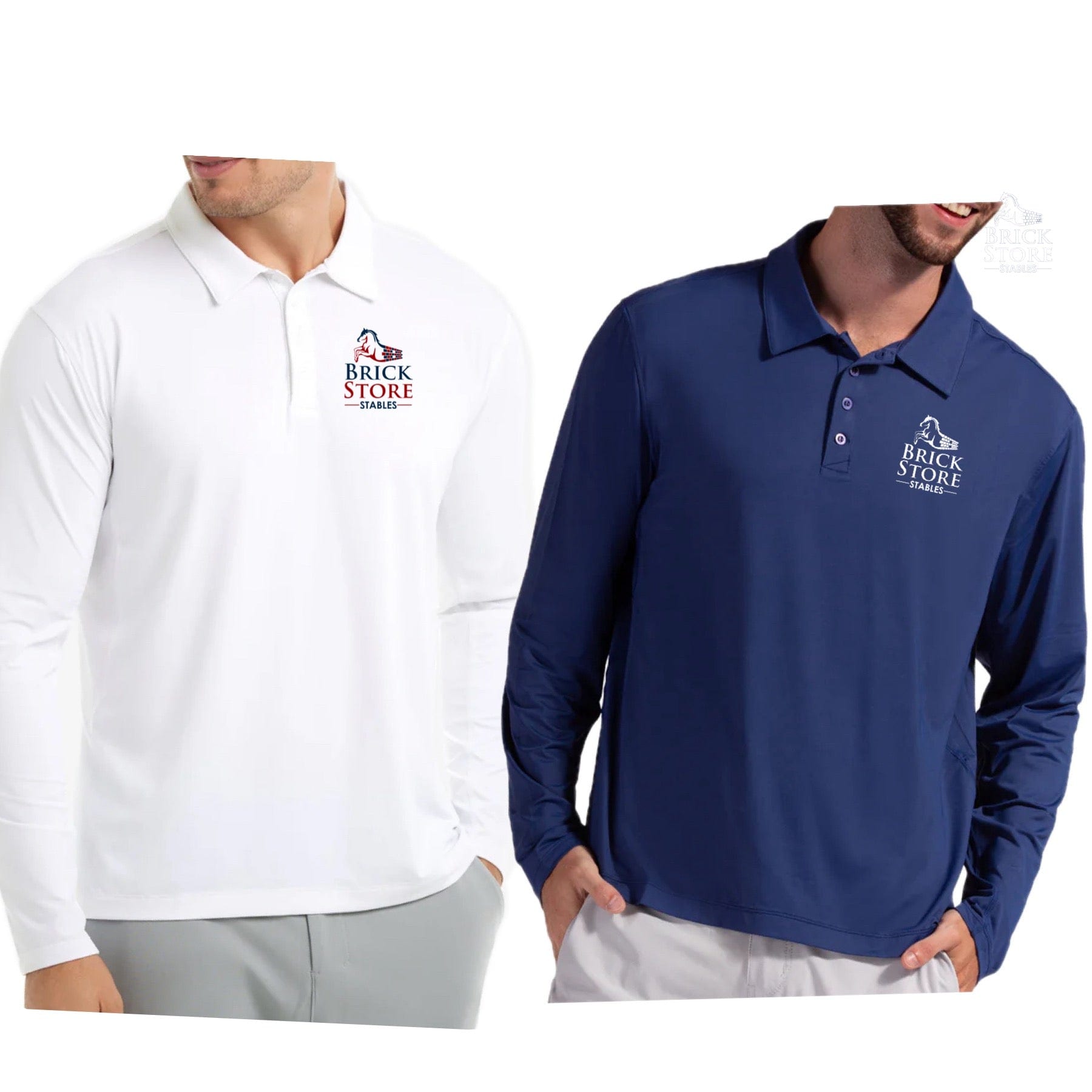 Equestrian Team Apparel Brick Store Stables Men's Sun Shirt equestrian team apparel online tack store mobile tack store custom farm apparel custom show stable clothing equestrian lifestyle horse show clothing riding clothes horses equestrian tack store
