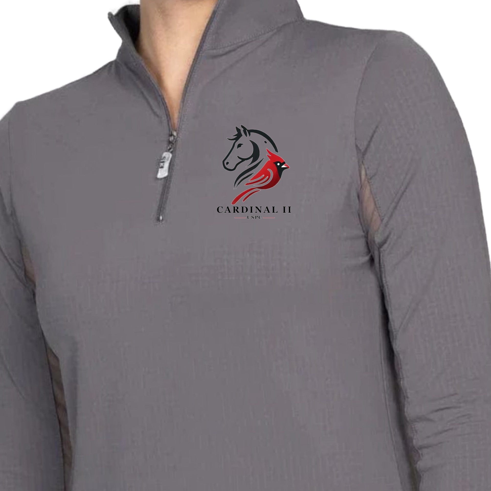 Equestrian Team Apparel Custom Shirts YS / Grey Cardinal II Pony Club- Sun Shirt Ladies and Youth equestrian team apparel online tack store mobile tack store custom farm apparel custom show stable clothing equestrian lifestyle horse show clothing riding clothes Cardinal II Pony Club- Sun Shirt Ladies and Youth horses equestrian tack store