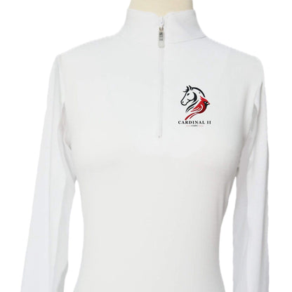 Equestrian Team Apparel Custom Shirts YS / White Cardinal II Pony Club- Sun Shirt Ladies and Youth equestrian team apparel online tack store mobile tack store custom farm apparel custom show stable clothing equestrian lifestyle horse show clothing riding clothes Cardinal II Pony Club- Sun Shirt Ladies and Youth horses equestrian tack store