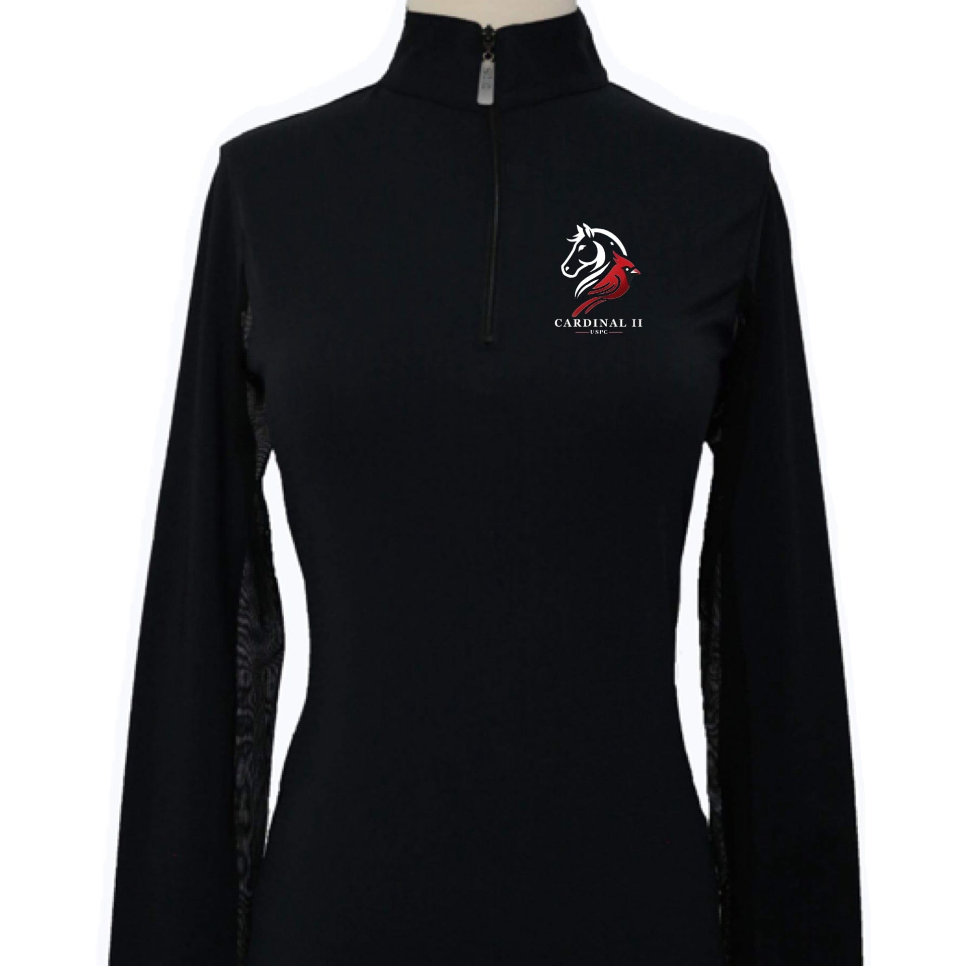 Equestrian Team Apparel Custom Shirts YS / Black Cardinal II Pony Club- Sun Shirt Ladies and Youth equestrian team apparel online tack store mobile tack store custom farm apparel custom show stable clothing equestrian lifestyle horse show clothing riding clothes Cardinal II Pony Club- Sun Shirt Ladies and Youth horses equestrian tack store