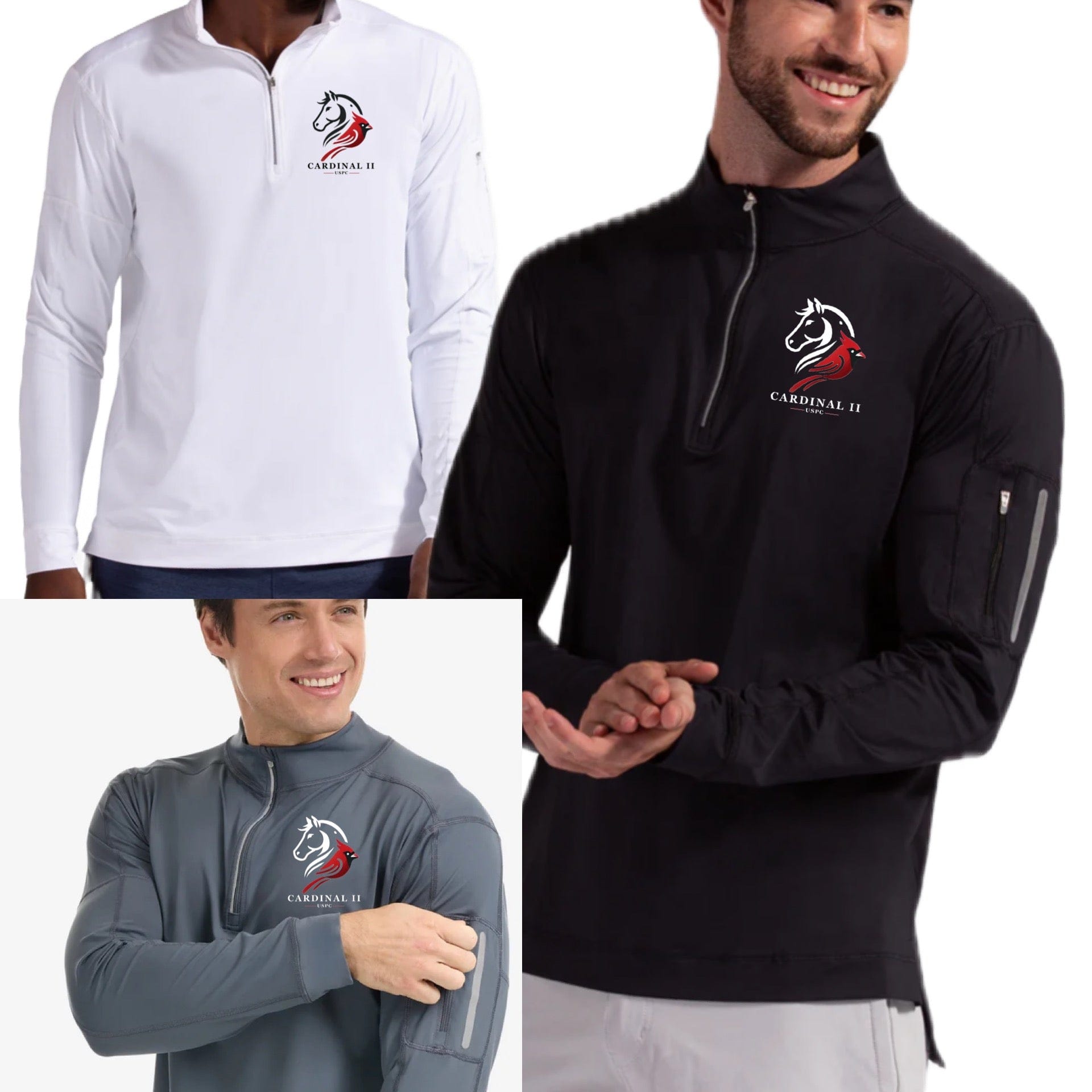 Equestrian Team Apparel Custom Shirts Cardinal II Pony Club- Men's Sun Shirt equestrian team apparel online tack store mobile tack store custom farm apparel custom show stable clothing equestrian lifestyle horse show clothing riding clothes Cardinal II Pony Club- Men's Sun Shirt horses equestrian tack store