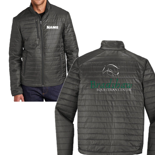 Equestrian Team Apparel Bradshaw Equestrian Center Puffy Jacket equestrian team apparel online tack store mobile tack store custom farm apparel custom show stable clothing equestrian lifestyle horse show clothing riding clothes horses equestrian tack store