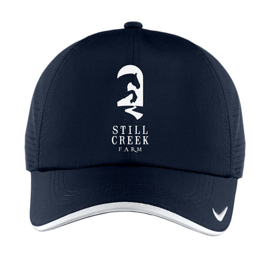 Equestrian Team Apparel Navy Still Creek Farm Baseball Cap equestrian team apparel online tack store mobile tack store custom farm apparel custom show stable clothing equestrian lifestyle horse show clothing riding clothes horses equestrian tack store