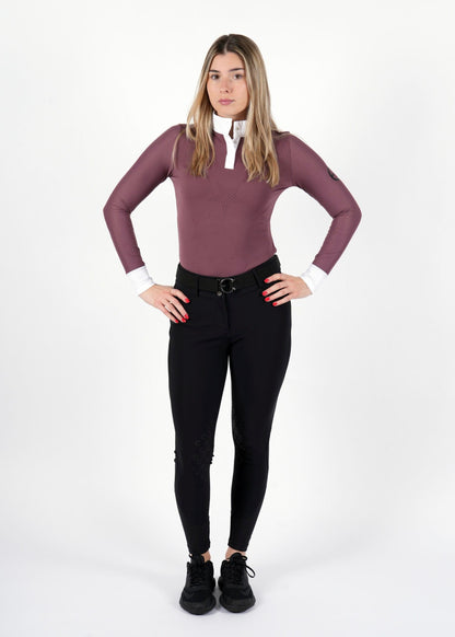EquestrianClub Training Shirt XS / Brown EquestrianClub- Star Show Top equestrian team apparel online tack store mobile tack store custom farm apparel custom show stable clothing equestrian lifestyle horse show clothing riding clothes EquestrianClub- Star Show Top horses equestrian tack store