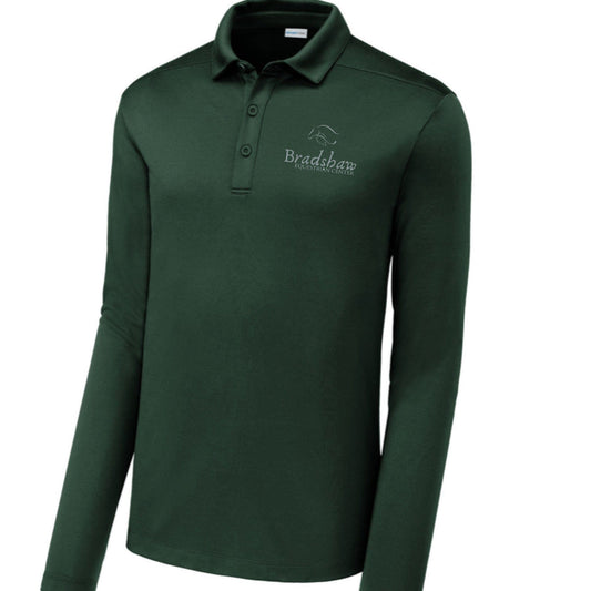 Equestrian Team Apparel Hunter Green / XS Bradshaw Equestrian Center Men's Sun Shirt equestrian team apparel online tack store mobile tack store custom farm apparel custom show stable clothing equestrian lifestyle horse show clothing riding clothes horses equestrian tack store