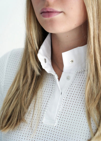 EquestrianClub Training Shirt EquestrianClub- Pearla Show Top equestrian team apparel online tack store mobile tack store custom farm apparel custom show stable clothing equestrian lifestyle horse show clothing riding clothes EquestrianClub- Pearla Show Top horses equestrian tack store