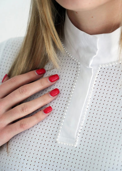 EquestrianClub Training Shirt EquestrianClub- Pearla Show Top equestrian team apparel online tack store mobile tack store custom farm apparel custom show stable clothing equestrian lifestyle horse show clothing riding clothes EquestrianClub- Pearla Show Top horses equestrian tack store