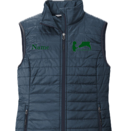 Equestrian Team Apparel Grovespring Farm- Puffy Vest equestrian team apparel online tack store mobile tack store custom farm apparel custom show stable clothing equestrian lifestyle horse show clothing riding clothes Grovespring Farm- Puffy Vest horses equestrian tack store