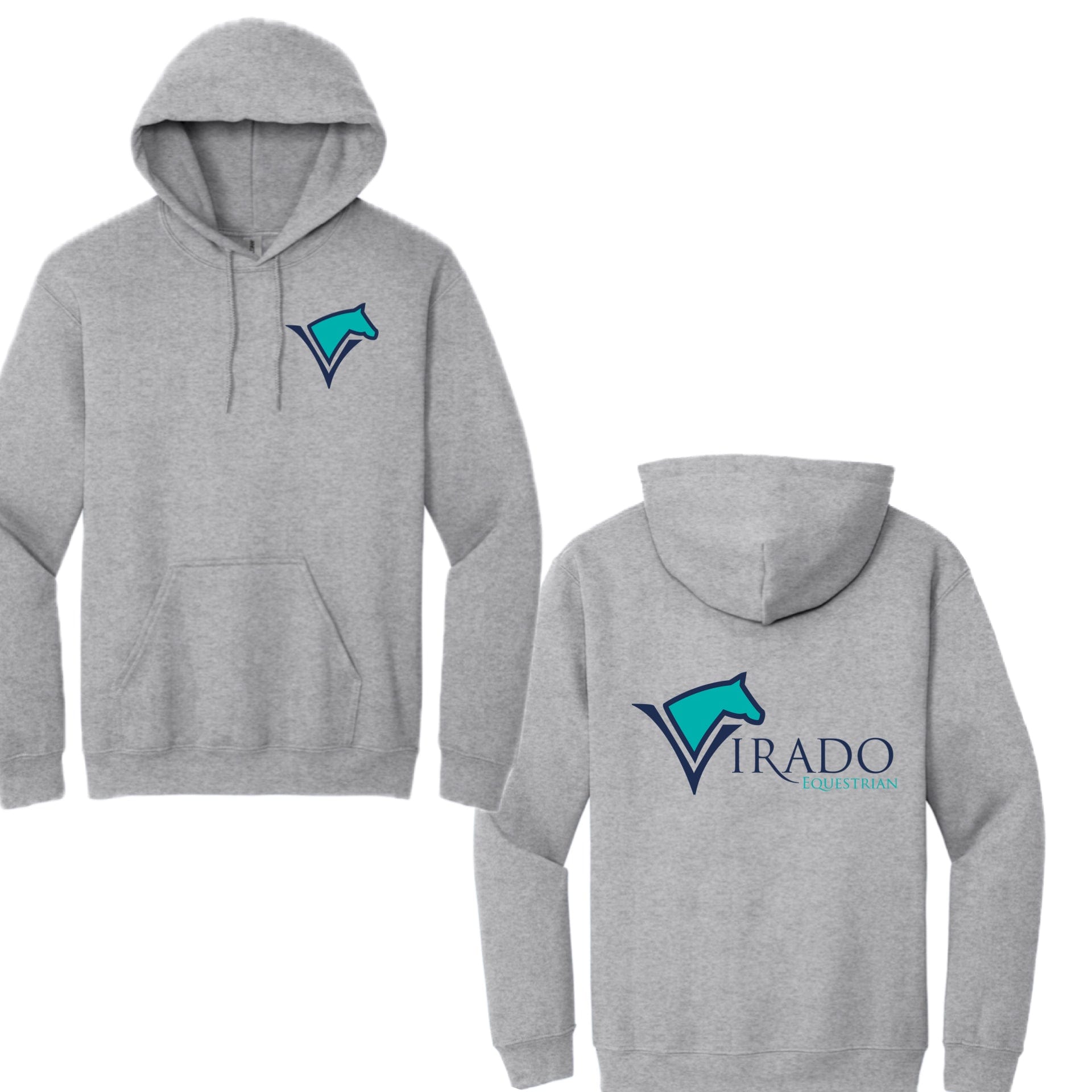 Equestrian Team Apparel Sport Grey / Adult / S Virado Equestrian - Hoodies equestrian team apparel online tack store mobile tack store custom farm apparel custom show stable clothing equestrian lifestyle horse show clothing riding clothes Virado Equestrian - Hoodies horses equestrian tack store