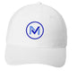 Equestrian Team Apparel White cap M logo powder/royal blue Mosaic Venture Baseball Cap equestrian team apparel online tack store mobile tack store custom farm apparel custom show stable clothing equestrian lifestyle horse show clothing riding clothes horses equestrian tack store