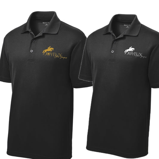 Equestrian Team Apparel Joyeux Show Stables Men's Polo equestrian team apparel online tack store mobile tack store custom farm apparel custom show stable clothing equestrian lifestyle horse show clothing riding clothes horses equestrian tack store