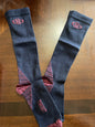 the bit equestrian brand Socks Dark Navy/Maroon The Bit Equestrian Brand- Socks equestrian team apparel online tack store mobile tack store custom farm apparel custom show stable clothing equestrian lifestyle horse show clothing riding clothes The Bit Equestrian Brand- Socks horses equestrian tack store