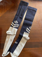 the bit equestrian brand Socks Dark Navy/Grey The Bit Equestrian Brand- Socks equestrian team apparel online tack store mobile tack store custom farm apparel custom show stable clothing equestrian lifestyle horse show clothing riding clothes The Bit Equestrian Brand- Socks horses equestrian tack store