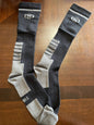 the bit equestrian brand Socks Black/Grey stripe pattern The Bit Equestrian Brand- Socks equestrian team apparel online tack store mobile tack store custom farm apparel custom show stable clothing equestrian lifestyle horse show clothing riding clothes The Bit Equestrian Brand- Socks horses equestrian tack store