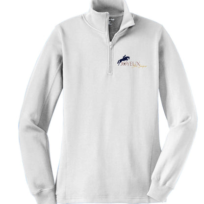 Equestrian Team Apparel Joyeux Show Stables Ladies 1/4 Zip pullover equestrian team apparel online tack store mobile tack store custom farm apparel custom show stable clothing equestrian lifestyle horse show clothing riding clothes horses equestrian tack store