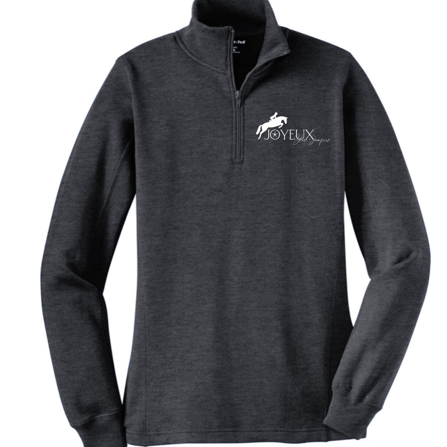 Equestrian Team Apparel Joyeux Show Stables Youth 1/4 Zip pullover equestrian team apparel online tack store mobile tack store custom farm apparel custom show stable clothing equestrian lifestyle horse show clothing riding clothes horses equestrian tack store