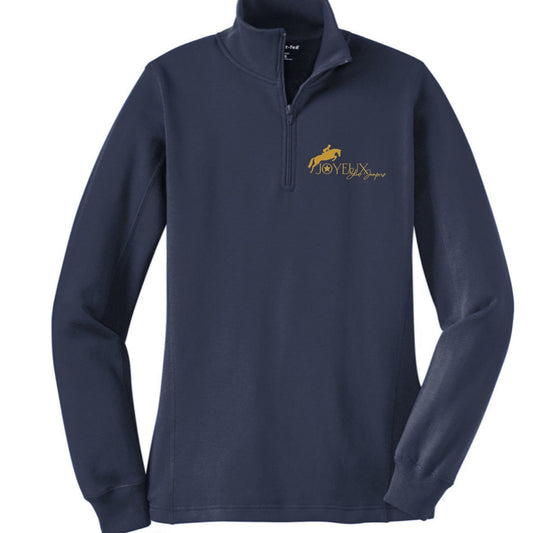 Equestrian Team Apparel Joyeux Show Stables Youth 1/4 Zip pullover equestrian team apparel online tack store mobile tack store custom farm apparel custom show stable clothing equestrian lifestyle horse show clothing riding clothes horses equestrian tack store