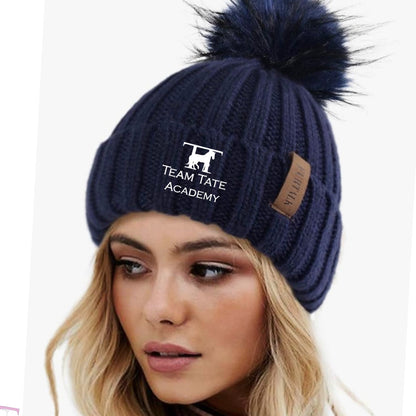 Equestrian Team Apparel custom hats Team Tate- PomPom Hat equestrian team apparel online tack store mobile tack store custom farm apparel custom show stable clothing equestrian lifestyle horse show clothing riding clothes Team Tate- PomPom Hat horses equestrian tack store